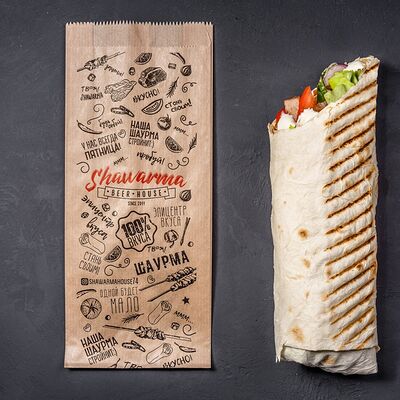Шаурма классическая с индейкой L в Shawarmahouse по цене 620 ₽