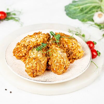 Голубцы ленивые в томатно-овощном соусе в У Палыча. С пылу, с жару! по цене 523 ₽