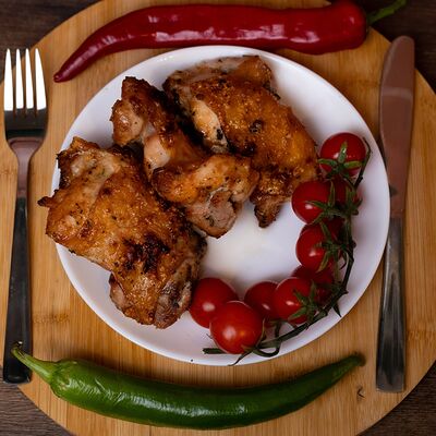 Шашлык из курицыв Цхели пури по цене 490 ₽
