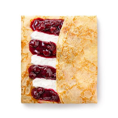 Блин с маскарпоне Galbani с вишней в БлинБери по цене 249