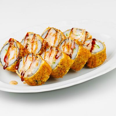 Темпура ролл с курицей в УРМАН кафе по цене 485 ₽