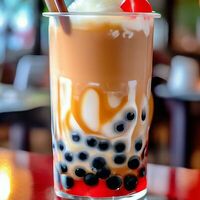 Красный тайский чай в Black Pug Bubble Tea