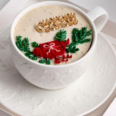 Тортик в чайной паре в подарок на Новый год в Chocoton по цене 2600 ₽