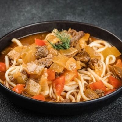 Лагман Уйгурский с говядиной в Vkussovet по цене 360 ₽