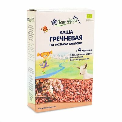 Каша гречневая на козьем молоке с 4 месяцев, Fleur Alpine в Азбука Вкуса Экспресс Меню по цене 672 ₽