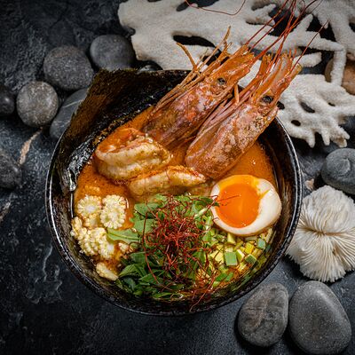 Рамен с лангустинами в Tottori по цене 1150 ₽