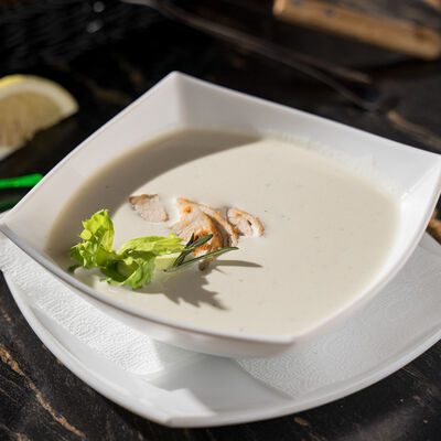 Суп-пюре сырный в Oзеро гриль по цене 340 ₽