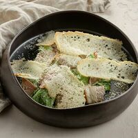 Цезарь с подкопченной уткой в Brasserie Kriek