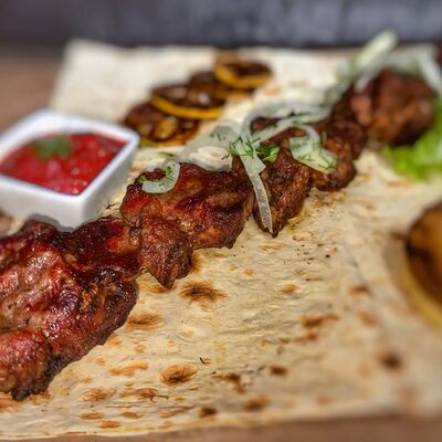 Шашлык из свиной Шеи в Panorama по цене 300 ₽