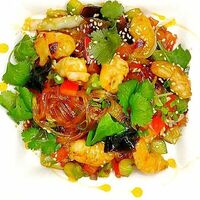 Лапша стеклянная Харусаме с креветкамив Bamboo