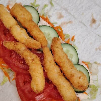 Шаверма с креветкой большая в Шаверма-бар Рыба мОя по цене 480 ₽