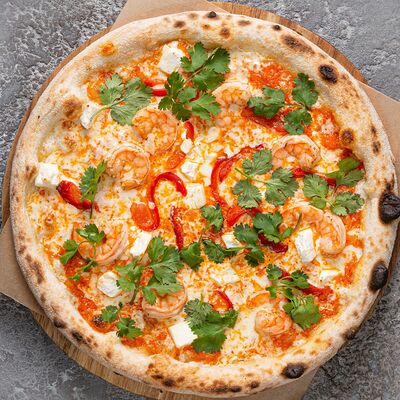 Креветки и сыр фета в Искра Бистро по цене 1250 ₽