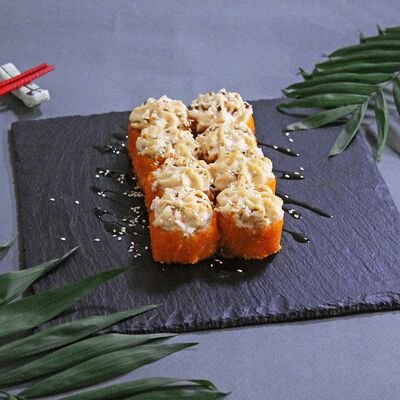 Горячий ролл Гриль краб в Суши-бар Тунец по цене 359