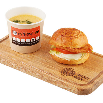 СупБургер Куриный в Ямал еда по цене 485 ₽