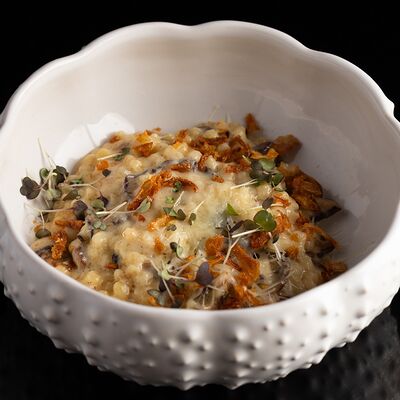 Сливочный птитим с сезонными грибами в Первый по цене 670 ₽