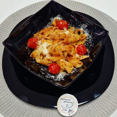 Паста помидорини в Райский дворик по цене 350 ₽