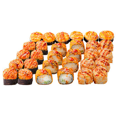 Горячий сет в МАМАСУШИПИЦЦА по цене 1215 ₽