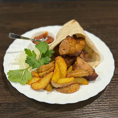 Шашлык из свиной шеи в Гриль-бар