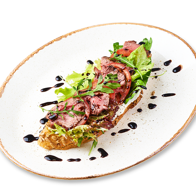 Брускетта мраморной говядиной в Kitchen по цене 520