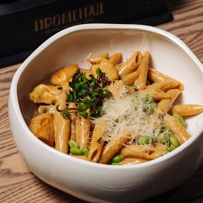 Цыпленок с грибами в сливочном унаги в Променад по цене 590 ₽