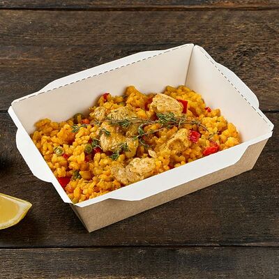 Паэлья с цыпленком в Люди Любят по цене 240 ₽