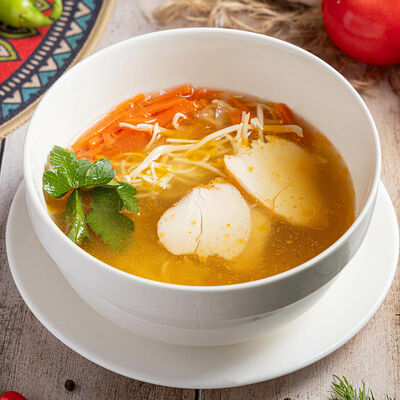 Куриный суп с лапшой в Вкус востока по цене 409 ₽