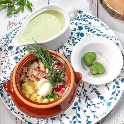 Летняя окрошка в Хантама по цене 330 ₽