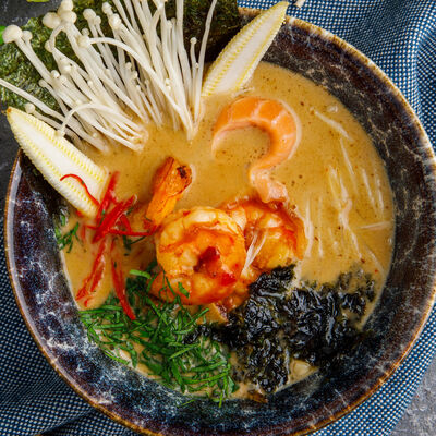 Суп Рамэн с морепродуктами в Сушки на макушке по цене 470