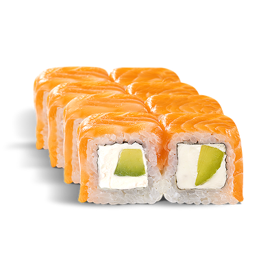 Ролл Филадельфия классика с авокадо в Автосуши по цене 904 ₽