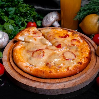 Детская пицца Ветчина грибы в Тесоро по цене 535 ₽