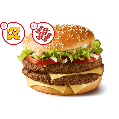 Двойной Биг Тейсти в Макдоналдс по цене 325 ₽