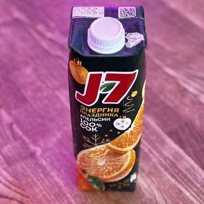 Сок J7 апельсиновый в МарТи по цене 350 ₽