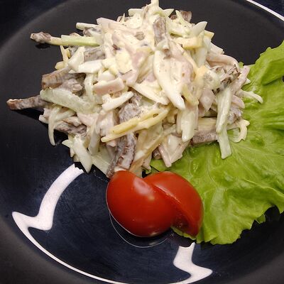 Салат Нежность в Отменная пельменная по цене 370 ₽