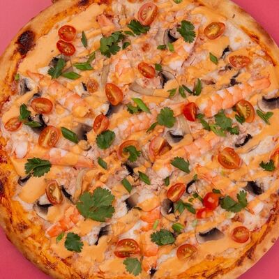 Мини-пицца Том ям с креветкой в Ями Тим по цене 1140 ₽