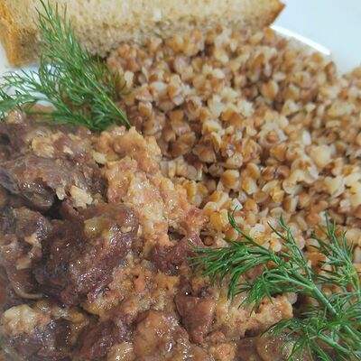 Солдатская каша с тушенкой в Вкусно как дома по цене 549 ₽