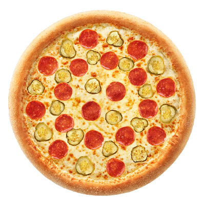 Пепперони по-деревенски, Большая (33 см) в Domino Pizza по цене 659