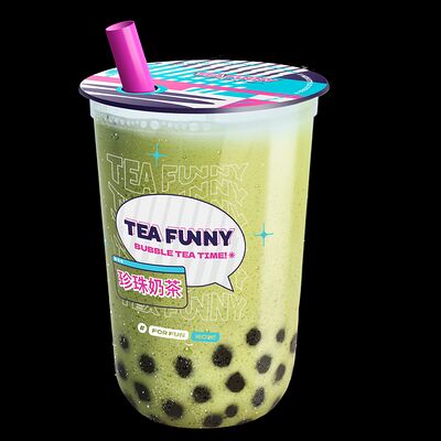 Фьюжн-шейк Матча милк с тапиокой S в Tea Funny по цене 442 ₽