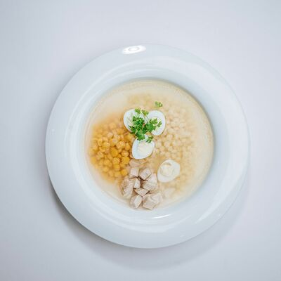 Суп Побег из курятника в Кафе-парк Теремок по цене 150 ₽