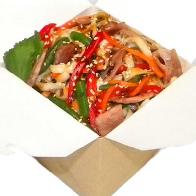 Удон со свининой терияки в Pizza Express по цене 444 ₽