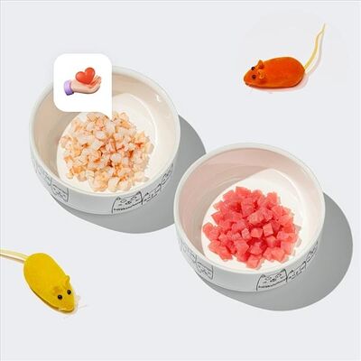 Комбо тунец и креветки для котика в Много лосося по цене 475 ₽