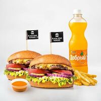 Комбо для двоих в Black Star Burger