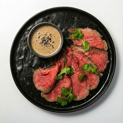 Ростбиф с перечным соусом в Гриль-паб ЕрмолаевЪ по цене 665 ₽