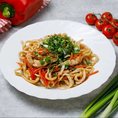 Лапша удон в Кафе Микс по цене 415 ₽