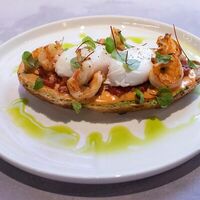 Авокадо тост с креветками в Special