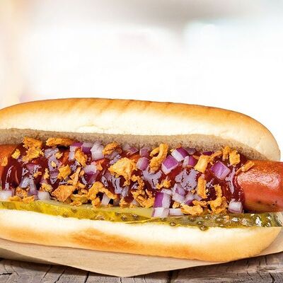 Хот-дог Острый в Амиго по цене 285 ₽