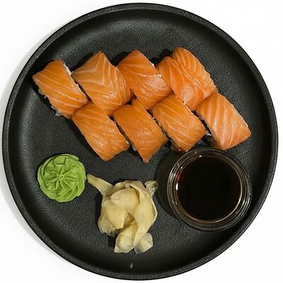 Филадельфия с лососем в Rogulevs Burgers по цене 780 ₽