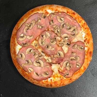 Пицца Ветчина и грибы в AnjI PizzA по цене 499 ₽