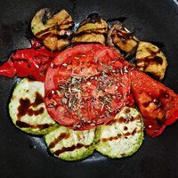 Овощи гриль в О2 Lounge cafe