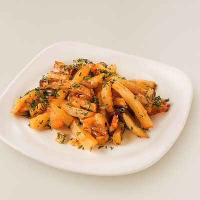 Картофель, жаренный с лукомв Баранкин по цене 151 ₽