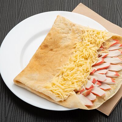 Блин с крабовыми палочками и сыром в Лаванда по цене 7 р.